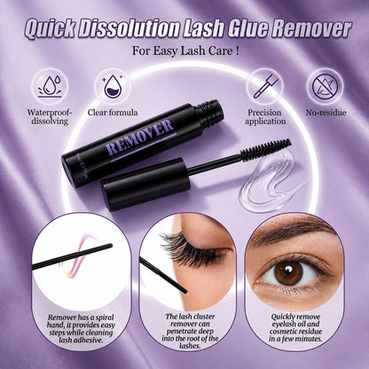 DIY Lash Extension Kit 780 Pcs D Curl Individual Lash Clusters Eyelashes Extension Set with Mirror Lash Storage Box Lash Bond&Seal Glue Remover Tweezers Lash Brush Applicator